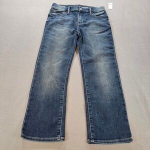 Gap Kids Jeans Boys 8 Husky Blue Original Straight Adjustable Waist NEW